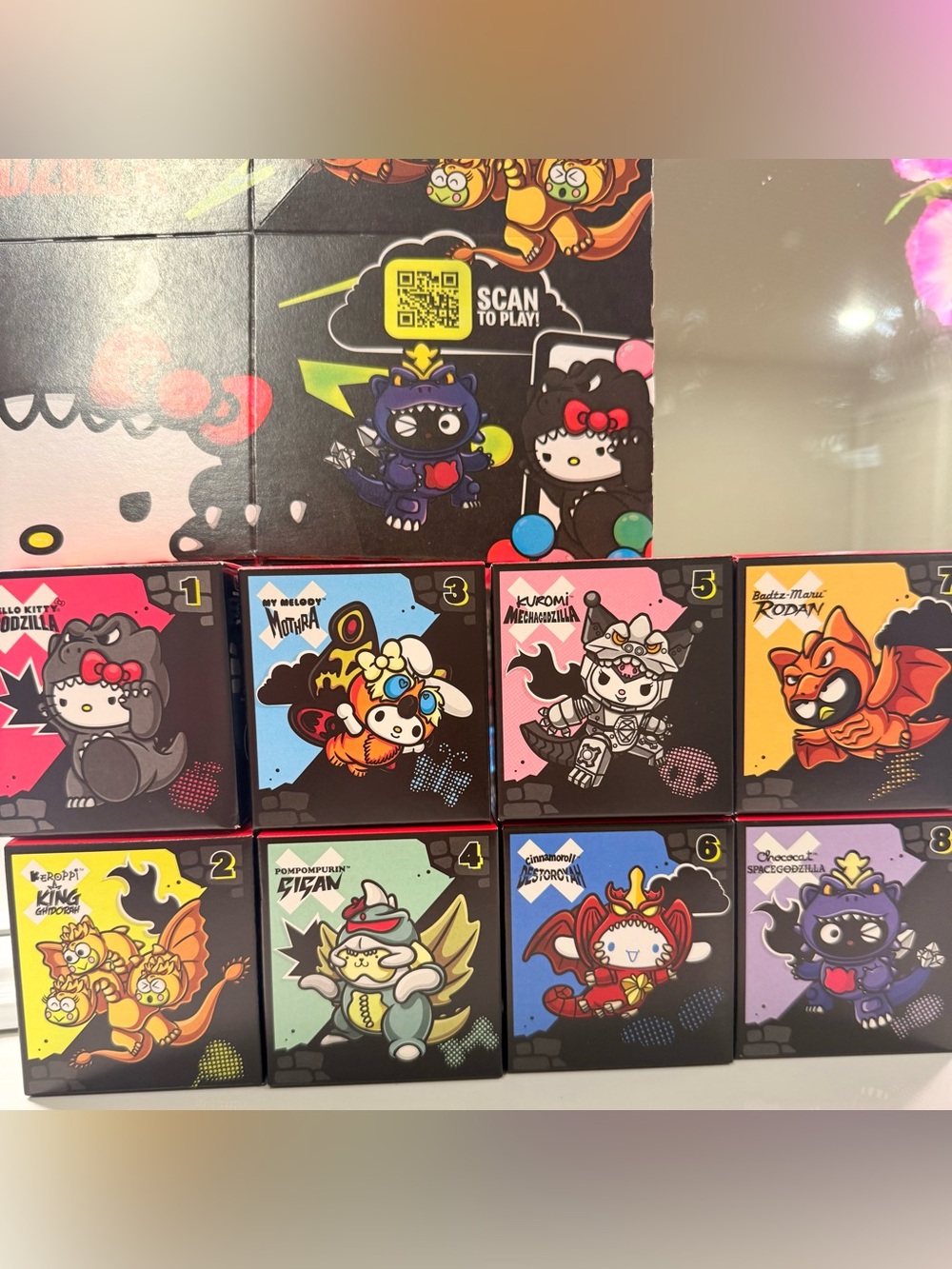 Hello Kitty X Godzilla Mcdonald’s Collab (Full Set of 8) - Picture 2 of 5
